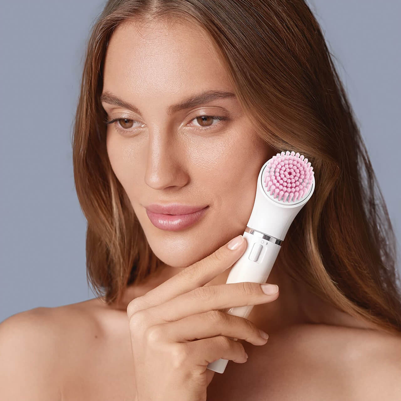 Epilator, Silk·épil 9, Beauty Set, Soft Pink with 11 extras including body exfoliation and massage pad attachments, and FaceSpa device - Image 5