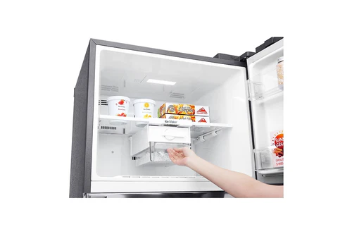 LG, Top Mount Refrigerator, 22cft , Platinum Silver Color - Image 8