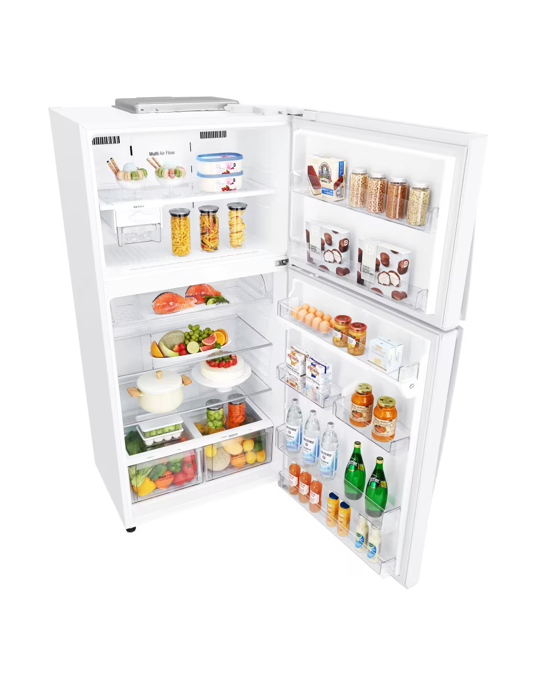 LG Top freezer Refrigerator 29 cft , Smart Inverter Compressor,White Color - Image 3