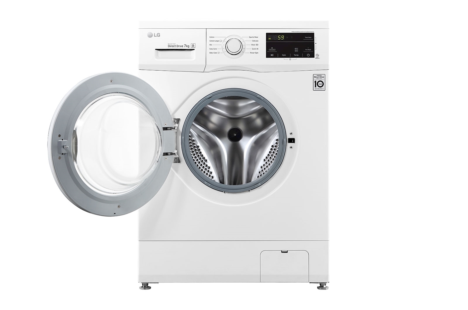 LG, Washing Machine 7 KG White - Image 2