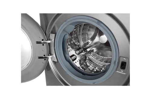 LG front loading Washer, 8 Kg, Bigger Capacity, AI DD, Steam, ThinQ, Silver - Image 4