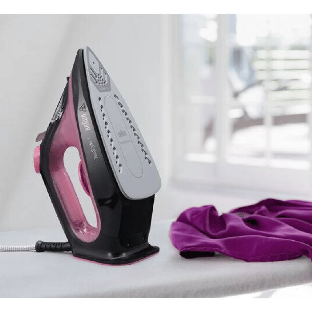 Braun, TexStyle 1 Steam Iron SI 1070, Purple/black - Image 3