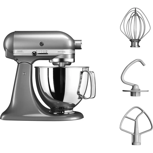 KitchenAid,Stand Mixer 4.8L Counter Silver - Image 2