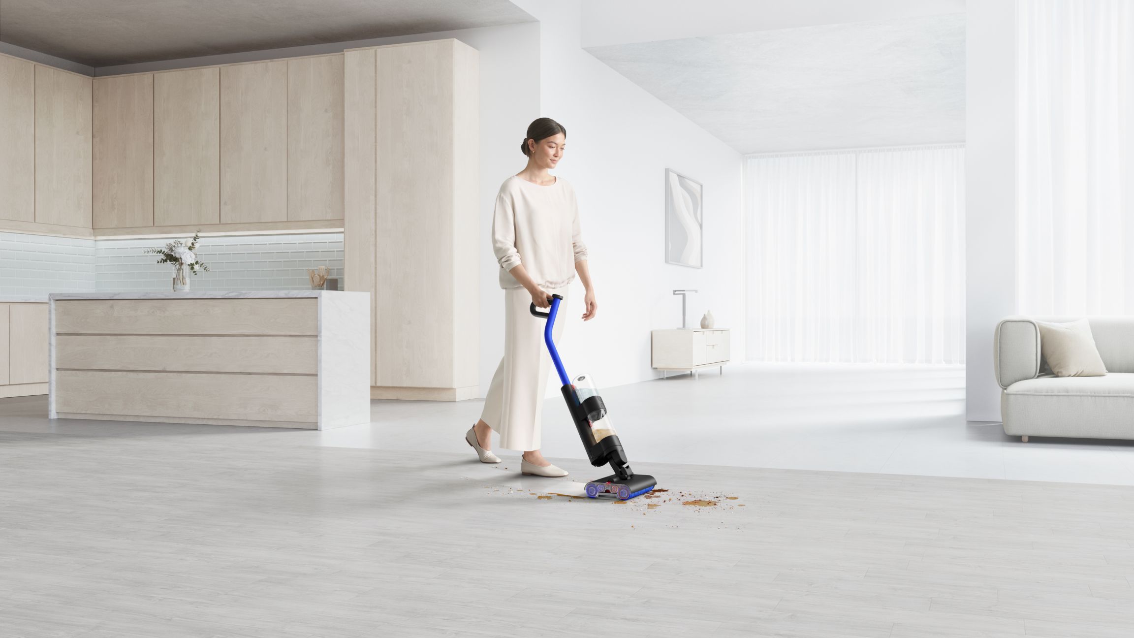 Dyson WashG1™ wet cleaner (Matte Black/Ultra Blue) - Image 2