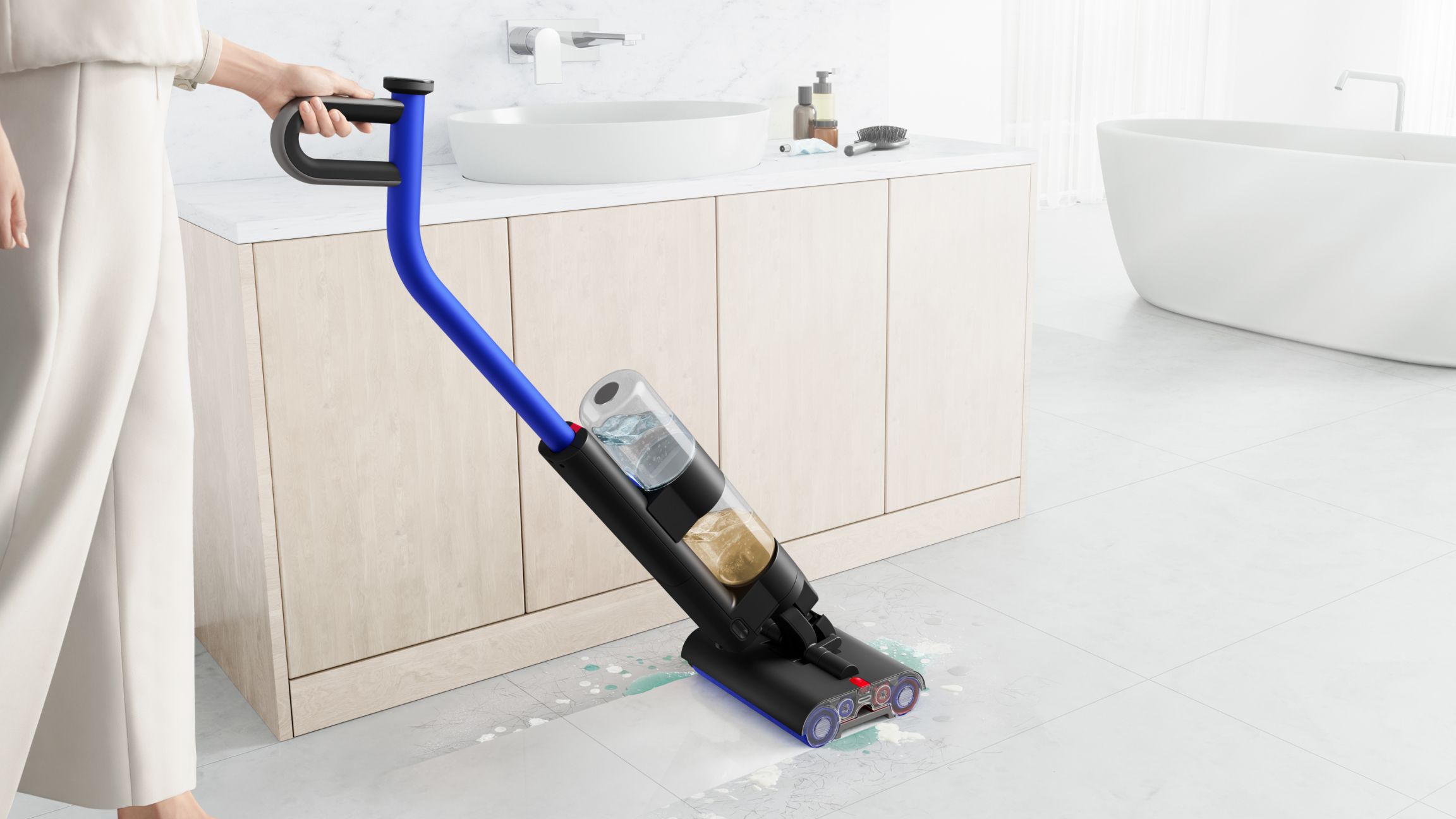 Dyson WashG1™ wet cleaner (Matte Black/Ultra Blue) - Image 4