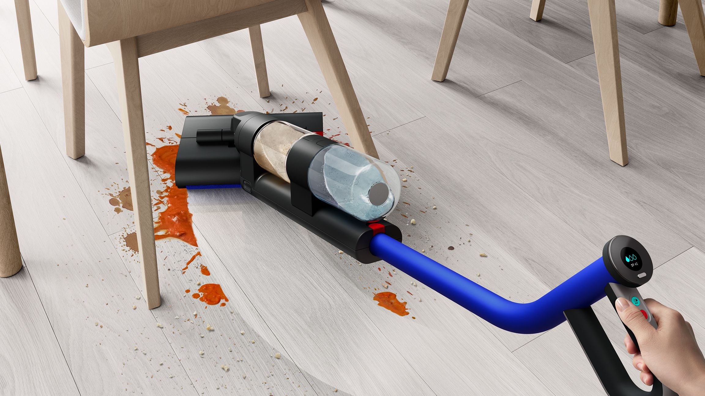 Dyson WashG1™ wet cleaner (Matte Black/Ultra Blue) - Image 5