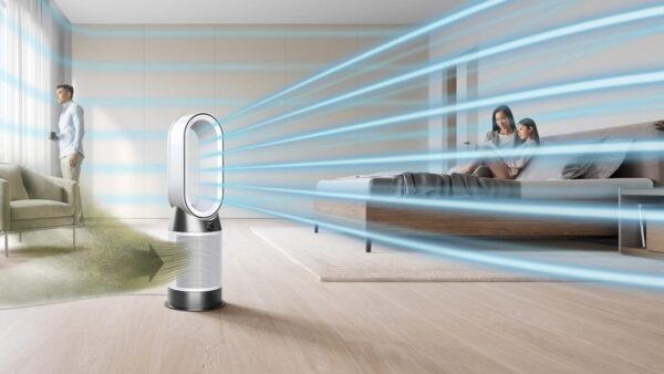 Dyson Purifier Hot+Cool Gen 1 HP10 Fan Heater, White - Image 3