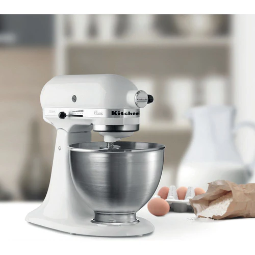 KitchenAid, Classic 4.3 L Stand Mixer White - Image 5