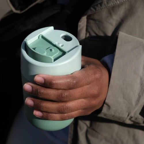 Joseph Joseph, Sipp™ Travel Mug with Hygienic Lid 340ml Green - Image 4