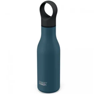 Joseph Joseph, Loop 500ml Stainless-steel Vacuum Insulated Water Bottle, Blue