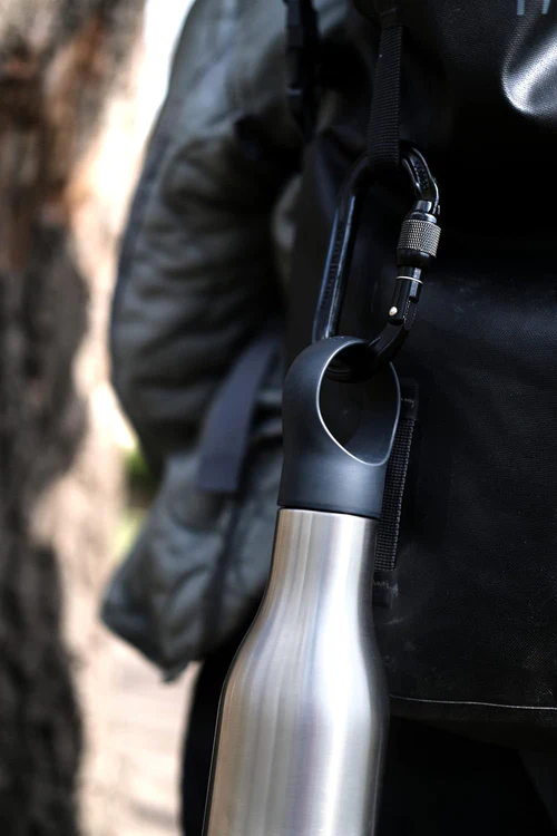 Joseph Joseph, Loop 500ML Stainless-Steel Vacuum Insulated Water Bottle Stainless Steel - Image 4