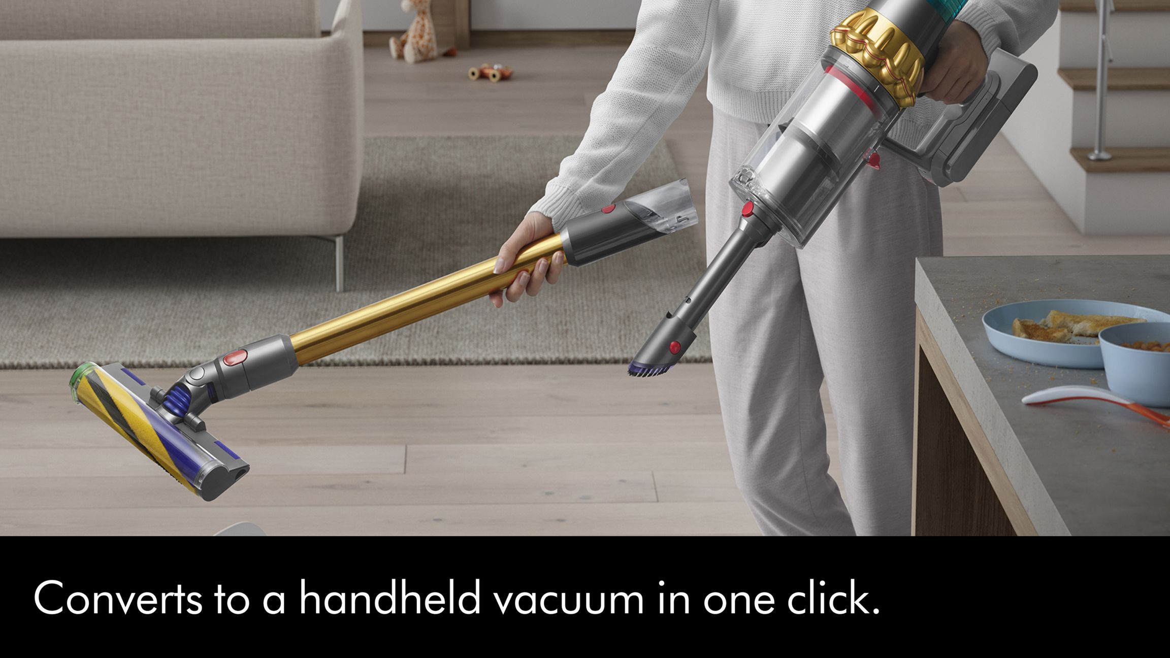 Dyson V15 Detect Absolute vacuum cleaner (Gold) - Image 4