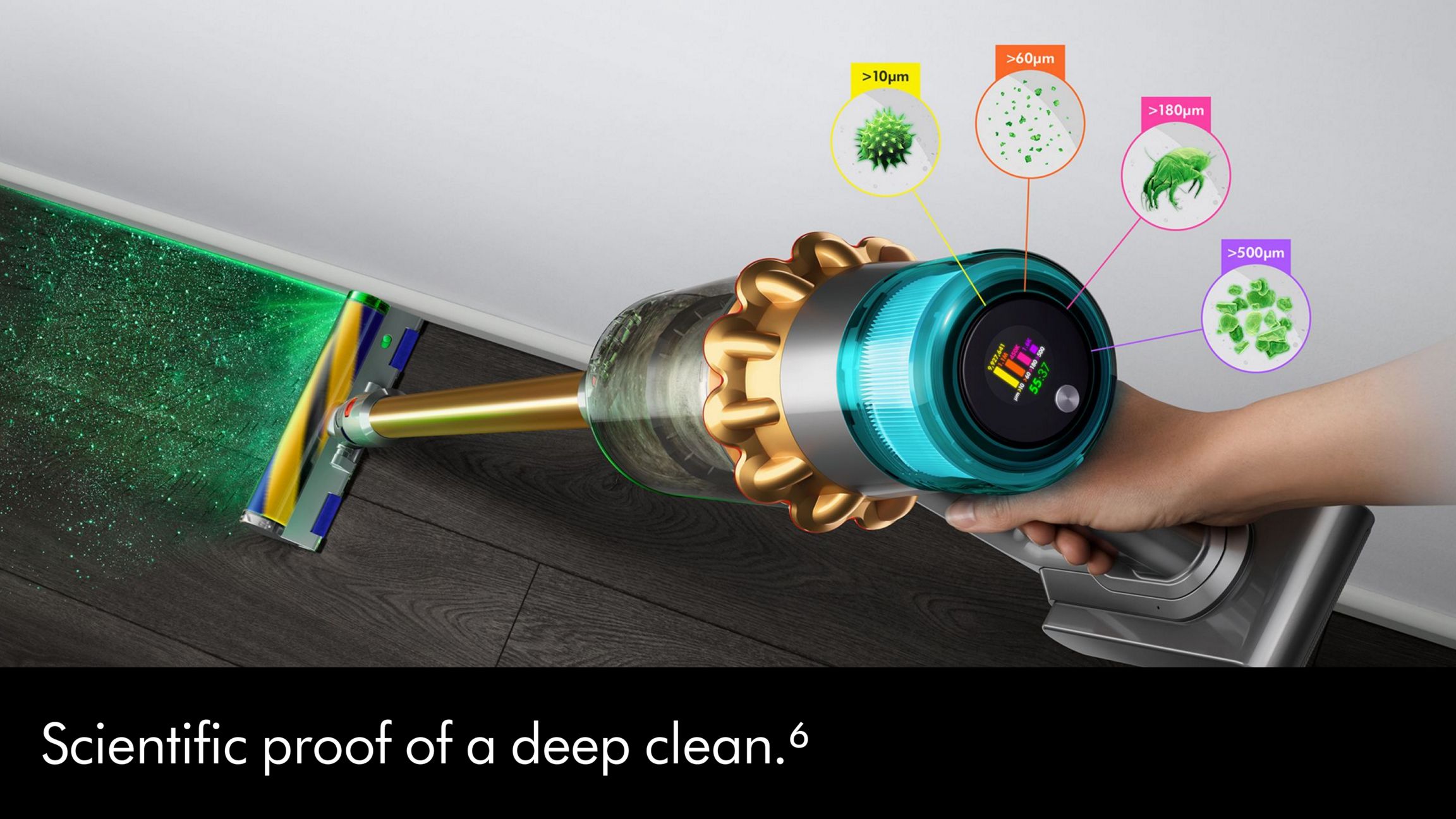 Dyson V15 Detect Absolute vacuum cleaner (Gold) - Image 5
