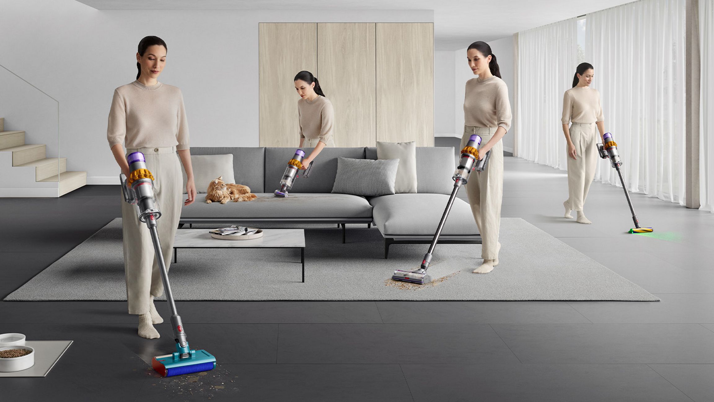 Dyson V15s Detect Submarine™ wet and dry vacuum cleaner (Yellow/Nickel) - Image 2