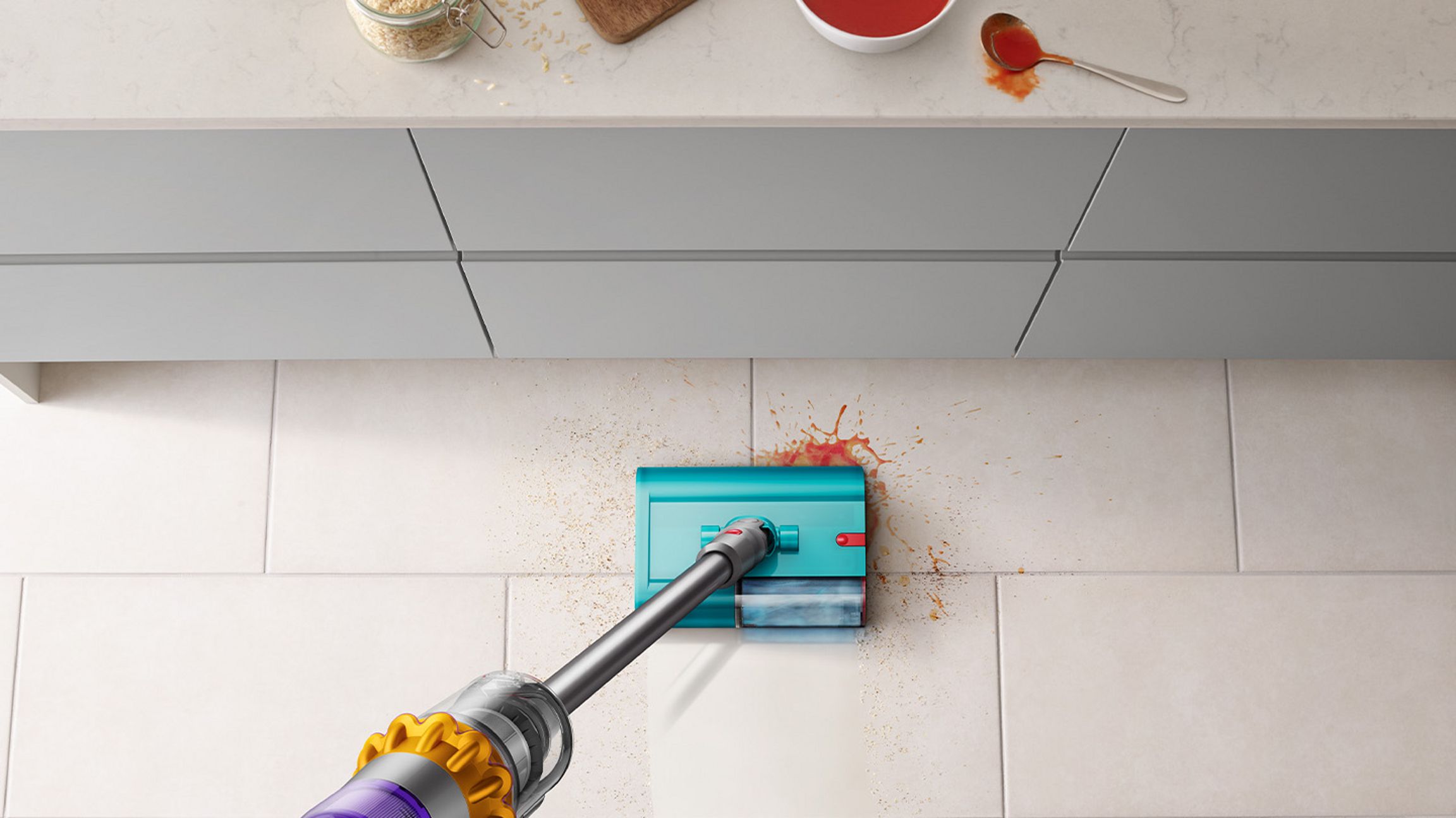 Dyson V15s Detect Submarine™ wet and dry vacuum cleaner (Yellow/Nickel) - Image 6