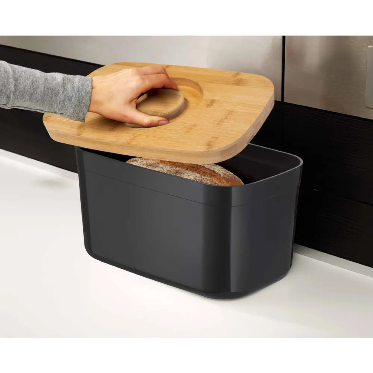 Joseph Joseph, Bread Bin With Cutting Board - Image 2