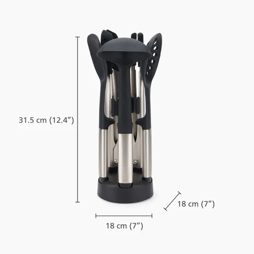 Joseph Joseph, Elevate™ Fusion 5-piece Stainless-steel Utensil Set with Compact