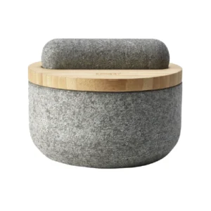 Joseph Joseph, Dash Pestle & Mortar With Bamboo Lid – Granite